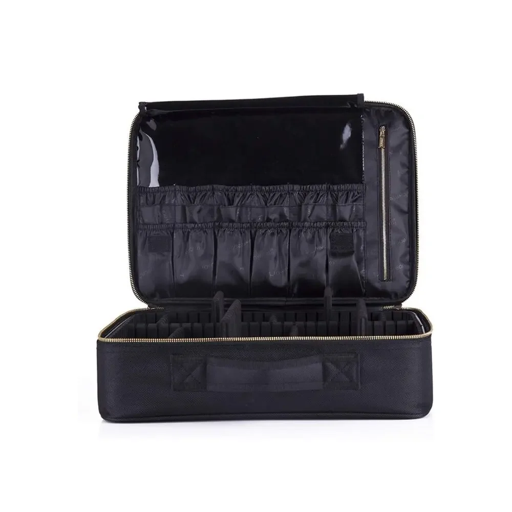 NEW ROWNYEON Makeup Bag Organizer Cosmetic Train Case Travel Case Portable